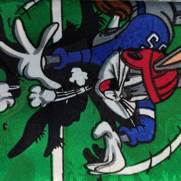 Vintage Looney Tunes Mania Football Season Tie - Picture 11 of 11